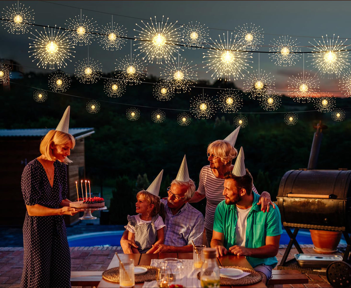 Firework Garden Lights