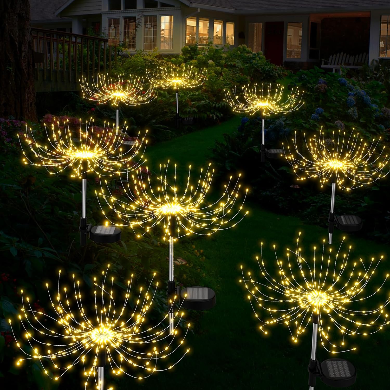 200 LED Solar Fireworks Lights